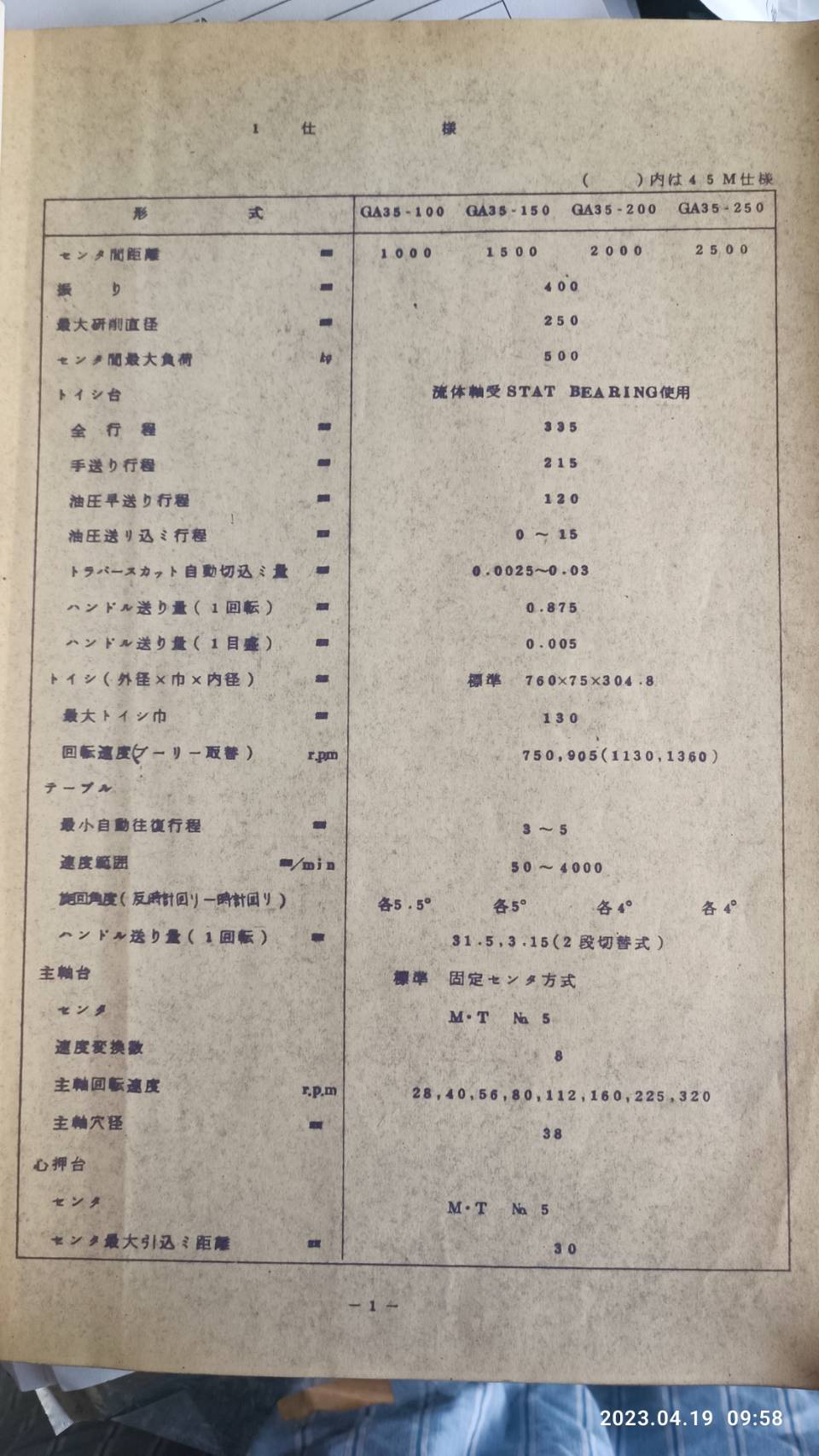 外徑磨床 Toyota